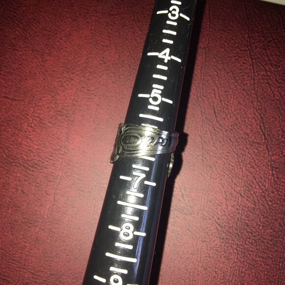 Stainless steel spoon ring size 6 - Picture 3 of 8